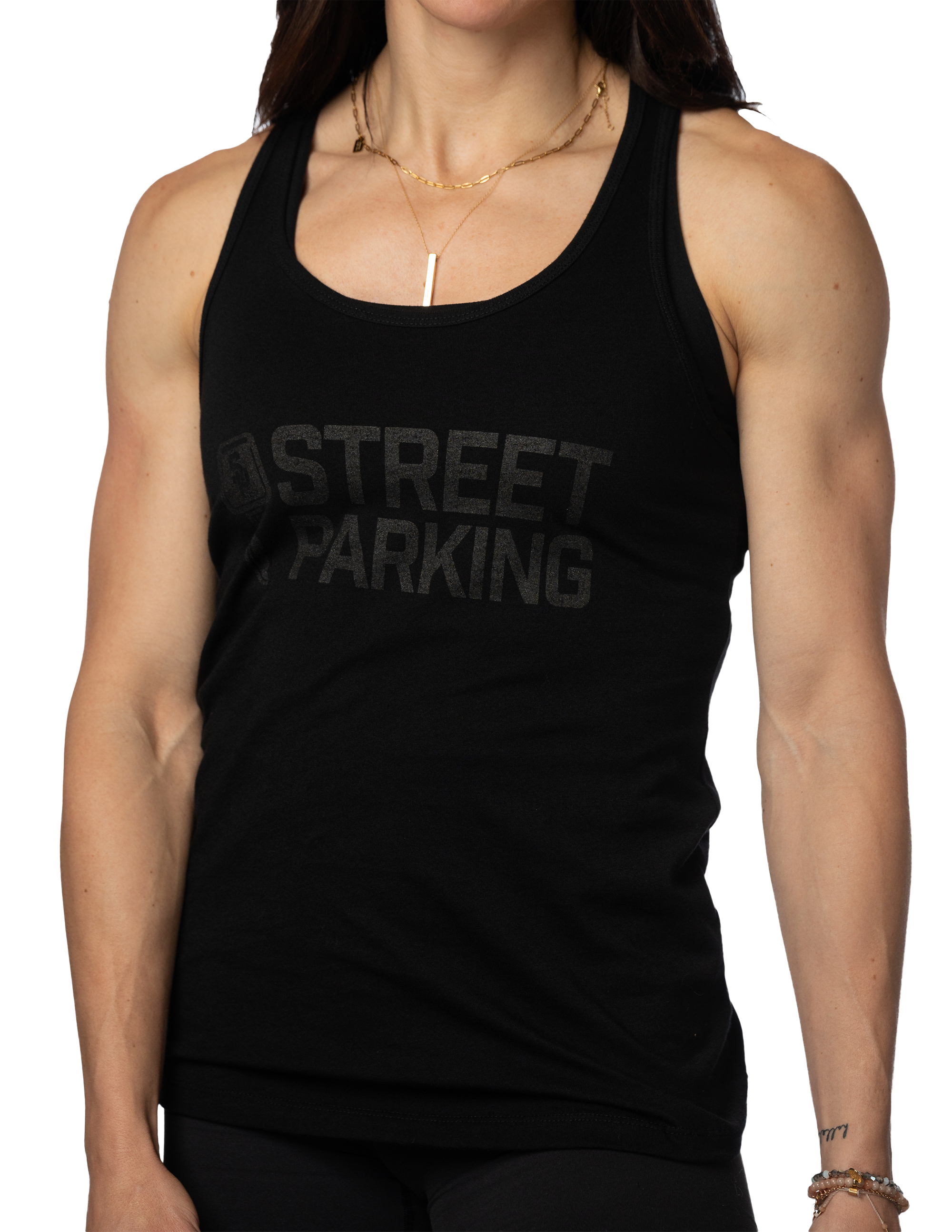 Black on Black Classic Tank - Street Parking