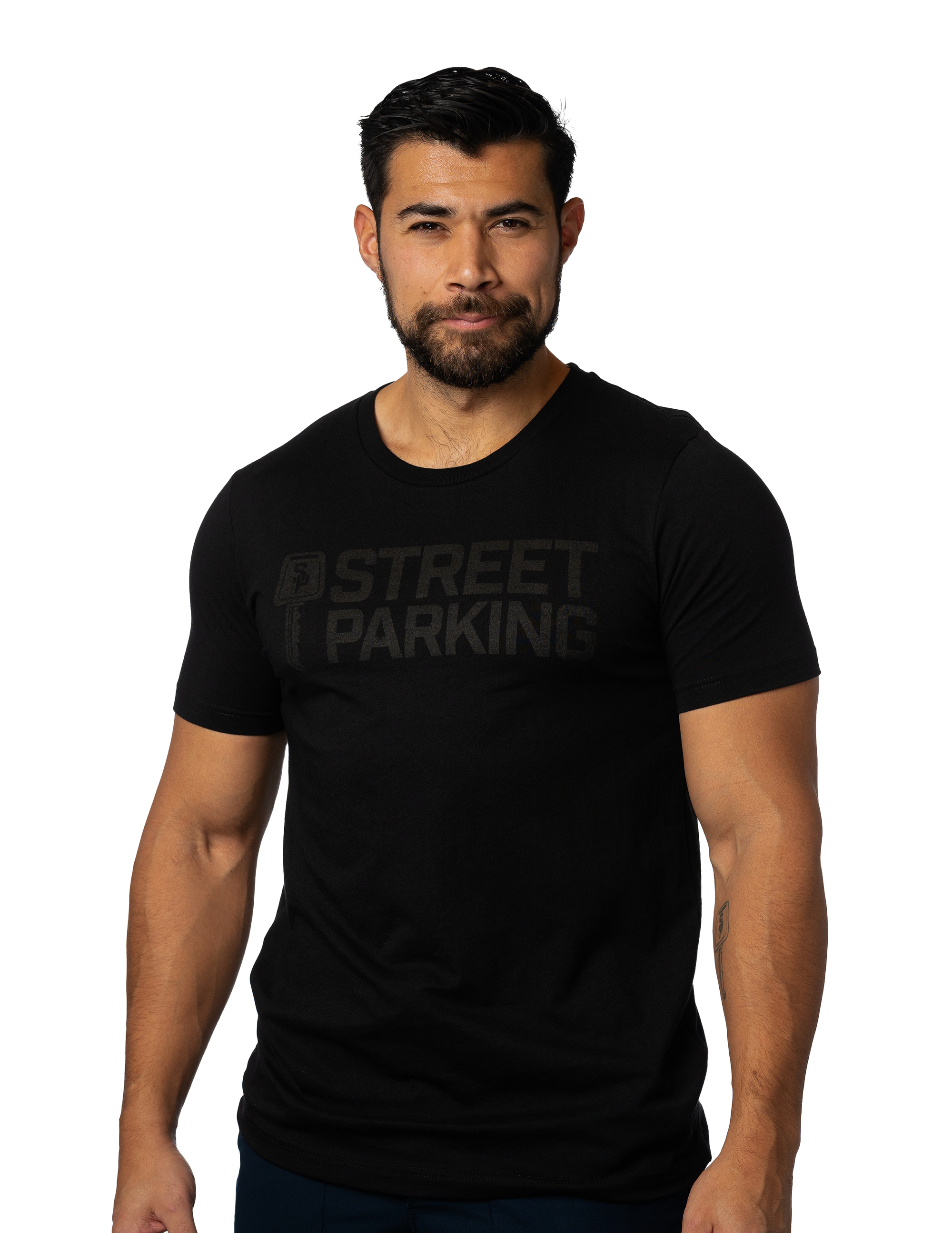 Black on Black Classic Tee - Street Parking