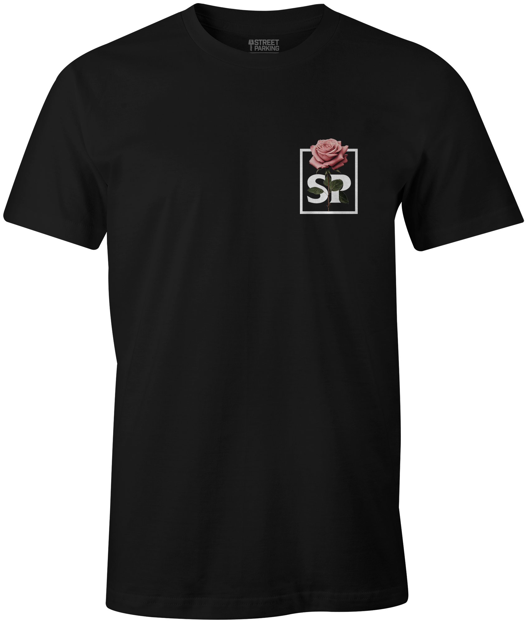 Unisex Rose Print Tee - Street Parking